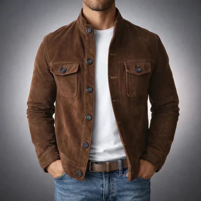 Jacob | Classic Pocket Suede Jacket