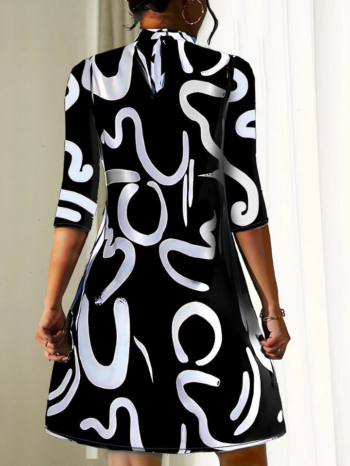 Jessica | Elegant Round Neck Dress