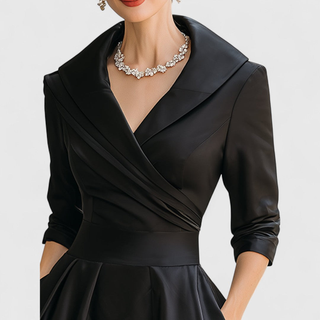 Ashley | Graceful Silhouette Midi Dress